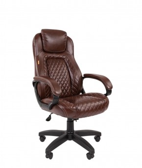 Кресло для руководителя  CHAIRMAN 432 (Экокожа коричневая) в Кудымкаре - kudymkar.ok-mebel.com | фото