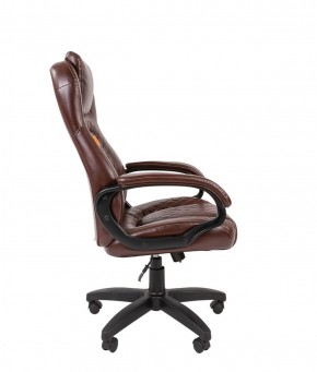 Кресло для руководителя  CHAIRMAN 432 (Экокожа коричневая) в Кудымкаре - kudymkar.ok-mebel.com | фото 3