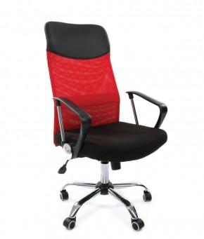 Кресло для руководителя CHAIRMAN 610 N (15-21 черный/сетка красный) в Кудымкаре - kudymkar.ok-mebel.com | фото 1