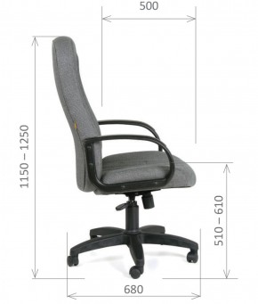 Кресло для руководителя  CHAIRMAN 685 СТ (ткань стандарт 10-356 черная) в Кудымкаре - kudymkar.ok-mebel.com | фото 6