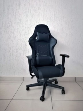 Кресло геймерское Barneo K-50 (черная сетка черные вставки) в Кудымкаре - kudymkar.ok-mebel.com | фото