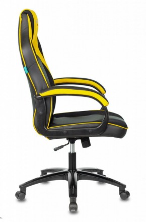 Кресло игровое Бюрократ VIKING 2 AERO YELLOW черный/желтый в Кудымкаре - kudymkar.ok-mebel.com | фото 3