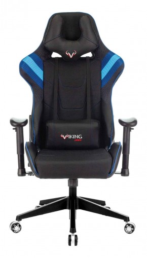 Кресло игровое Бюрократ VIKING 4 AERO BLUE черный/синий в Кудымкаре - kudymkar.ok-mebel.com | фото 3