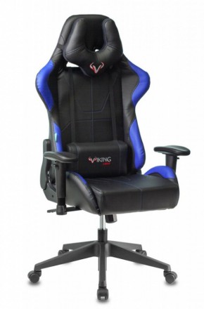 Кресло игровое Бюрократ VIKING 5 AERO BLUE черный/синий в Кудымкаре - kudymkar.ok-mebel.com | фото 1