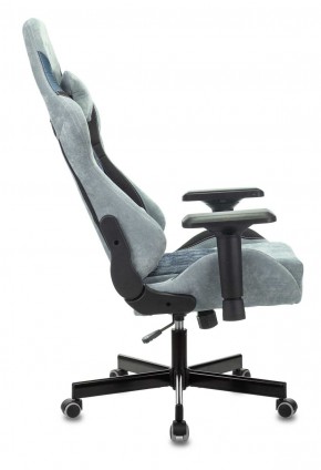 Кресло игровое Бюрократ VIKING 7 KNIGHT BL FABRIC синий в Кудымкаре - kudymkar.ok-mebel.com | фото 2