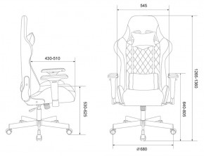 Кресло игровое Бюрократ VIKING 7 KNIGHT BR FABRIC коричневый/бежевый в Кудымкаре - kudymkar.ok-mebel.com | фото 4