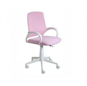 Кресло Ирис White сетка/ткань розовая в Кудымкаре - kudymkar.ok-mebel.com | фото