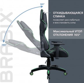 Кресло компьютерное BRABIX "GT Carbon GM-120" (черное/зеленое) 531929 в Кудымкаре - kudymkar.ok-mebel.com | фото 2