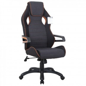 Кресло компьютерное BRABIX Techno Pro GM-003 (ткань черное/серое, вставки оранжевые) 531813 в Кудымкаре - kudymkar.ok-mebel.com | фото