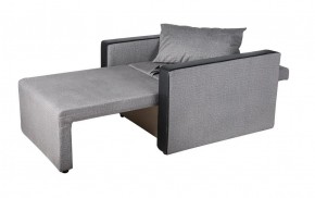 Кресло-кровать Милена с подлокотниками (серый) Велюр в Кудымкаре - kudymkar.ok-mebel.com | фото 3