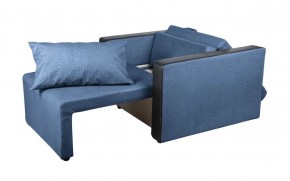 Кресло-кровать Милена с подлокотниками (синий) Велюр в Кудымкаре - kudymkar.ok-mebel.com | фото 2