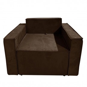 Кресло-кровать Принц КК1-ВК (велюр коричневый) в Кудымкаре - kudymkar.ok-mebel.com | фото
