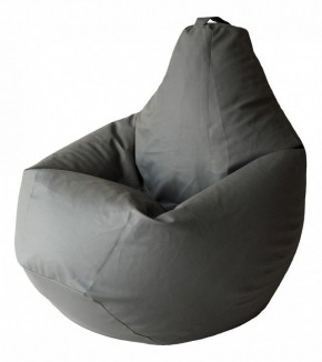 Кресло-мешок Серая ЭкоКожа 2XL 135*95 см в Кудымкаре - kudymkar.ok-mebel.com | фото