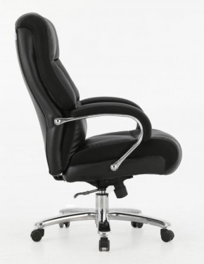 Кресло офисное BRABIX PREMIUM "Bomer HD-007" (рециклированная кожа, хром, черное) 531939 в Кудымкаре - kudymkar.ok-mebel.com | фото 3