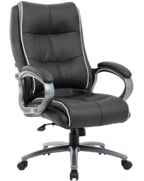 Кресло офисное BRABIX PREMIUM "Strong HD-009" (экокожа черная, ткань серая) 531945 в Кудымкаре - kudymkar.ok-mebel.com | фото