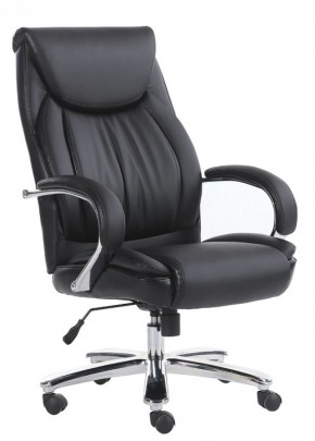 Кресло офисное BRABIX "Advance EX-575" (хром/экокожа/черное) 531825 в Кудымкаре - kudymkar.ok-mebel.com | фото
