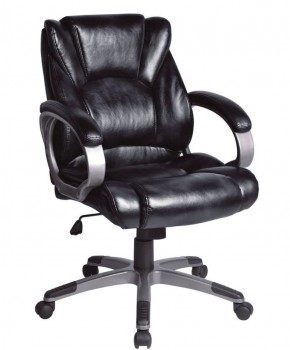 Кресло офисное BRABIX "Eldorado EX-504", экокожа, черное, 530874 в Кудымкаре - kudymkar.ok-mebel.com | фото 1