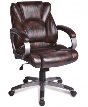 Кресло офисное BRABIX "Eldorado EX-504" (коричневое) 530875 в Кудымкаре - kudymkar.ok-mebel.com | фото 1