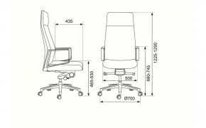 Кресло руководителя Бюрократ _JONS/CASHGREY серый в Кудымкаре - kudymkar.ok-mebel.com | фото 4