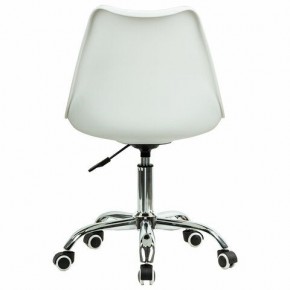 Кресло стул BRABIX "Eames MG-310 CH", хром, пластик белый, ткань серая, 532924 в Кудымкаре - kudymkar.ok-mebel.com | фото 4