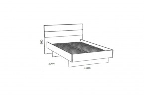 Кровать 1200х2000 "Морти" НМ 041.20 Х с основанием в Кудымкаре - kudymkar.ok-mebel.com | фото 7