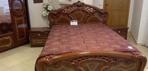 Кровать 2-х спальная 1600*2000 Роза, без основания (01.116) орех в Кудымкаре - kudymkar.ok-mebel.com | фото