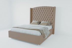 Кровать Берлин ЛЮКС с ПМ 800 (велюр серый) в Кудымкаре - kudymkar.ok-mebel.com | фото 2