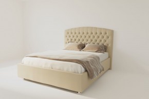 Кровать Берлин с ПМ 1200 (экокожа бежевая) в Кудымкаре - kudymkar.ok-mebel.com | фото 4