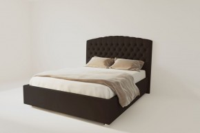 Кровать Берлин с ПМ 2000 (экокожа коричневая) в Кудымкаре - kudymkar.ok-mebel.com | фото 2