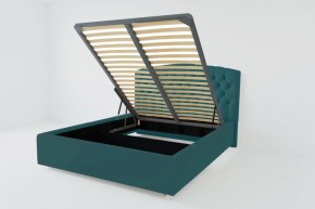 Кровать Берлин с ПМ 900 (велюр бирюзовый) в Кудымкаре - kudymkar.ok-mebel.com | фото