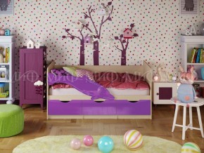 ДЕЛЬФИН-1 Кровать 1800 (Фиолетовый металлик) в Кудымкаре - kudymkar.ok-mebel.com | фото