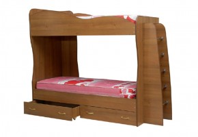 Кровать детская 2-х ярусная Юниор-1 (800*2000) ЛДСП в Кудымкаре - kudymkar.ok-mebel.com | фото