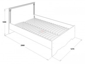 Кровать двойная Ольга 1Н + 2-а ящика (1200*2000) в Кудымкаре - kudymkar.ok-mebel.com | фото 2