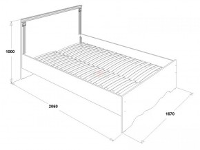 Кровать двойная Ольга 1Н + 2-а ящика (1600*2000) в Кудымкаре - kudymkar.ok-mebel.com | фото 2