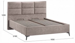 Кровать двуспальная Делана с ПМ Тип 1 в Кудымкаре - kudymkar.ok-mebel.com | фото 3