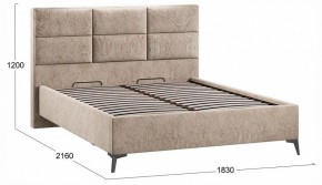 Кровать двуспальная Делана с ПМ Тип 1 в Кудымкаре - kudymkar.ok-mebel.com | фото 4