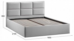Кровать двуспальная Стелла с ПМ Тип 1 в Кудымкаре - kudymkar.ok-mebel.com | фото 3