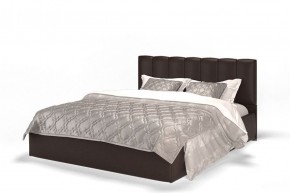 Кровать Элен 1600 + основание с ПМ (Лесмо brown) коричневый в Кудымкаре - kudymkar.ok-mebel.com | фото