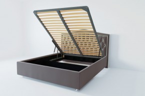 Кровать Калининград с ПМ 1400 (велюр темно-серый) в Кудымкаре - kudymkar.ok-mebel.com | фото