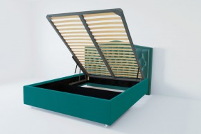 Кровать Калининград с ПМ 1600 (велюр бирюзовый) в Кудымкаре - kudymkar.ok-mebel.com | фото