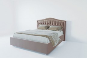 Кровать Нягань с ПМ 1200 (велюр серый) в Кудымкаре - kudymkar.ok-mebel.com | фото 2