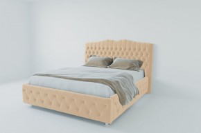 Кровать Нягань с ПМ 2000 (экокожа бежевая) в Кудымкаре - kudymkar.ok-mebel.com | фото 2