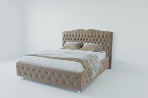 Кровать Нягань с ПМ 900 (велюр серый) в Кудымкаре - kudymkar.ok-mebel.com | фото 2