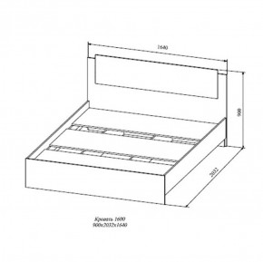 СОФИ СКР1600.1 Кровать 1600 в Кудымкаре - kudymkar.ok-mebel.com | фото 2