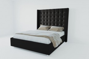 Кровать Венеция ЛЮКС с ПМ 1800 (экокожа кольт ч) в Кудымкаре - kudymkar.ok-mebel.com | фото