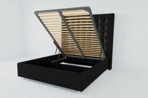 Кровать Венеция ЛЮКС с ПМ 1800 (экокожа кольт ч) в Кудымкаре - kudymkar.ok-mebel.com | фото 2