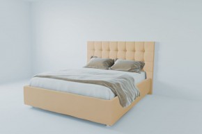Кровать Венеция с ПМ 800 (экокожа бежевая) в Кудымкаре - kudymkar.ok-mebel.com | фото 2