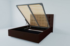 Кровать Венеция с ПМ 900 (экокожа коричневая) в Кудымкаре - kudymkar.ok-mebel.com | фото