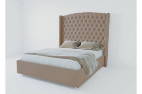 Кровать Версаль ЛЮКС с ПМ 1200 (велюр темно-серый) в Кудымкаре - kudymkar.ok-mebel.com | фото