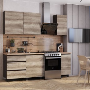 Кухня Энигма 1.6 м (венге/дуб каньон) в Кудымкаре - kudymkar.ok-mebel.com | фото